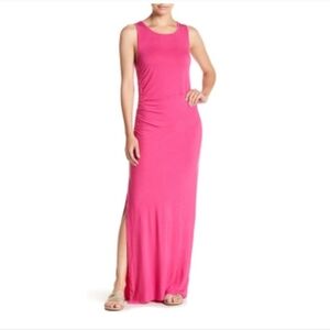 Elegant Pink Maxi Dress